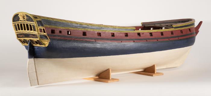 Model of a Maltese Corsair Light Frigate