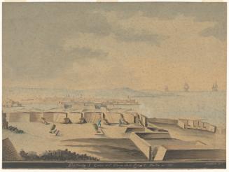 Batteria di S. Rocco nel blocco delle citta di Malta nel 1797