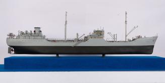 Model of the tanker "OHIO" in wartime configuration