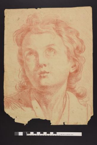 Study of a young man's face