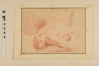 Study of a reclining male nude