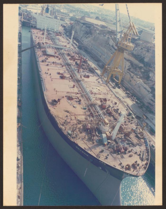 Ship "Skyron" ready for sail out from Malta Drydocks