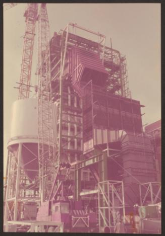 Enemalta boiler No7 at Church wharf work by Malta Drydocks