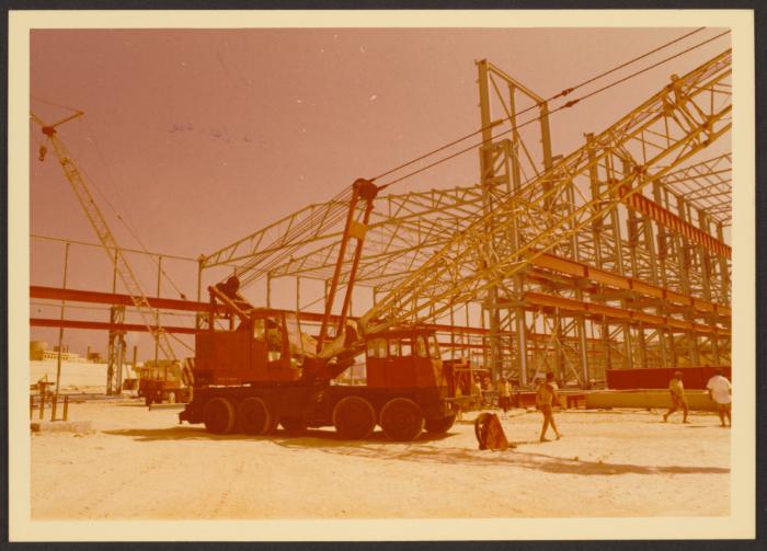Erection of Malta Shipbuilding workshops