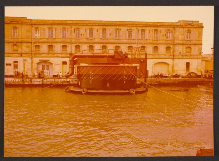 SBM Buoy after launching from Melita Slip at Malta Drydocks