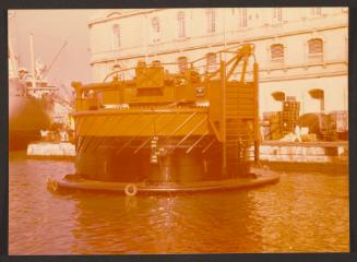 SBM Buoy after launching from Melita Slip at Malta Drydocks