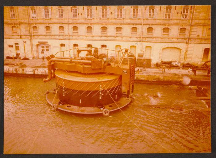 SBM Buoy after launching from Melita Slip at Malta Drydocks