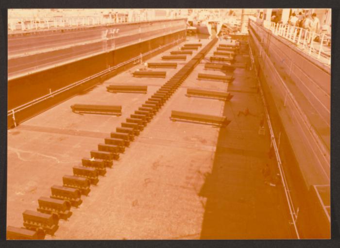 Floating dock for Libya built by Malta Drydocks general view