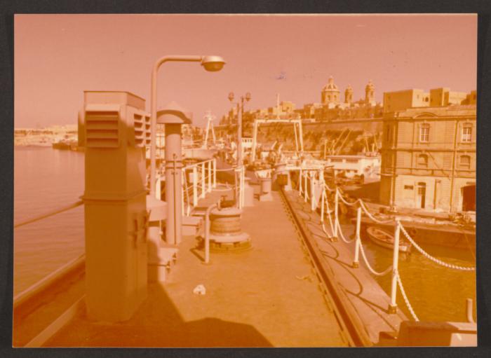 General view from floating dock for Libya built by Malta Drydocks