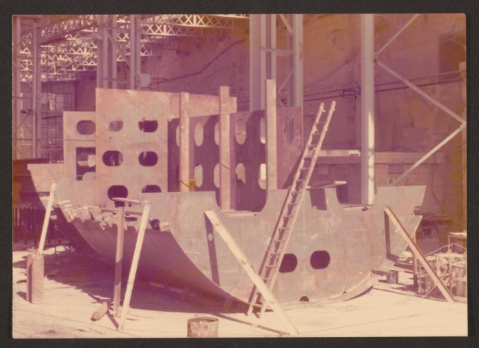 New repair fabricated bulbous bow block at Malta Drydocks