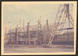 Yacht work on Manoel Island Yacht Yard slipway