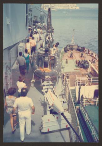 Open day visit on a Naval Ship in Malta Grand Harbour