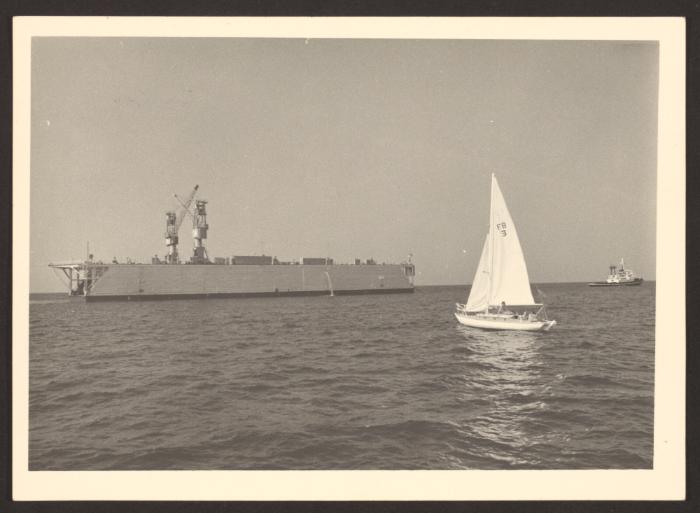 Floating dock built repairs at Malta Drydocks on-tow towards Libya