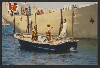 Unslipping of Yacht "Atlantide" at Manoel Island Yacht Yard (Malta)