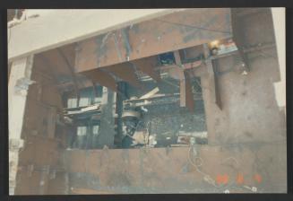 Yacht "Atlantide" at Manoel Island Yacht Yard (Malta) -  bottomless engine room.