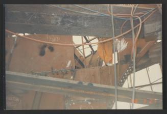 Yacht "Atlantide" at Manoel Island Yacht Yard (Malta) -  bow section nearing completion.