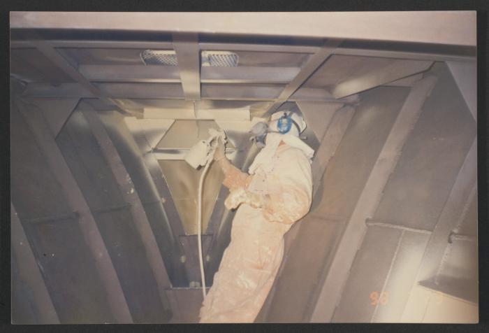 Yacht "Atlantide" at Manoel Island Yacht Yard (Malta) -  Various works in-hand progressing