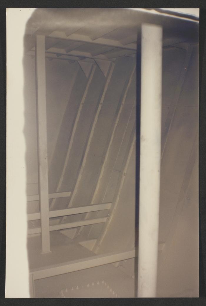 Yacht "Atlantide" at Manoel Island Yacht Yard (Malta) -  forward section completed.