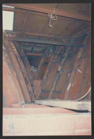 Yacht "Atlantide" at Manoel Island Yacht Yard (Malta) -  aft peak compartment.