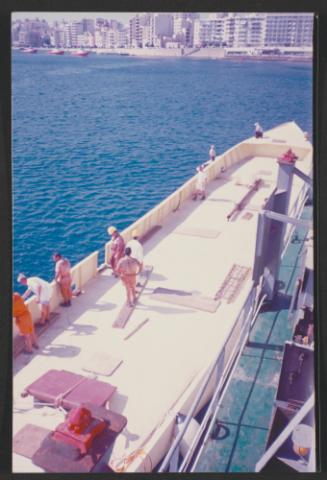 Manoel Island Yacht Yard (Malta) - Preparation of "Atlantide" for Shipping