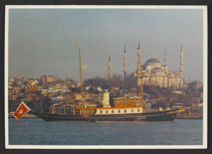 The glory of "Atlantide" after completion of rebuilt at Manoel Island Yacht Yard (Malta)