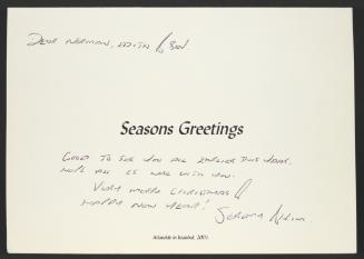 Christmas greetings from "Atlantide" crew.