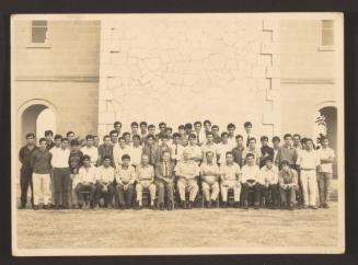 Malta Drydocks apprentices 1966 Entry Group Photo during Civil Defence Training