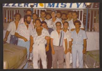 Joe Bartolo and group of Malta Shipbuilding (MSCL) employees at a social activity