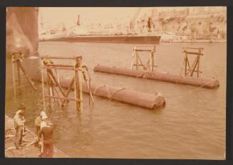 SBM "TAZERKA" Project - Submerged octagonal base structure fabricated in No 7 Dock at Malta Drydocks