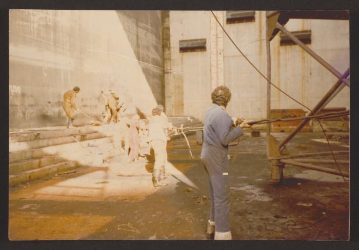 Malta Shipbuilding (MSCL) Employees working in dock