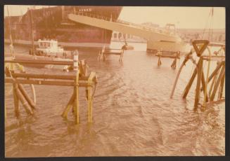 SBM "TAZERKA" Project - Submerged octagonal base structure fabricated in No 7 Dock at Malta Drydocks