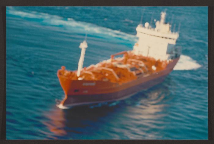 New Oil Cargo Tanker built at Malta Shipbuilding (MSCL) "Stavtank" during sea trials