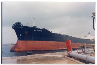 Malta Drydocks photo during the Conversion of m/t "Northia" to FPSO "IKDAM"