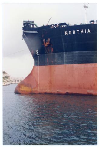 Malta Drydocks photo during the Conversion of m/t "Northia" to FPSO "IKDAM"