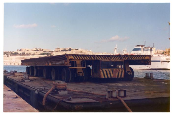 Malta Drydocks photo during the Conversion of m/t "Northia" to FPSO "IKDAM"