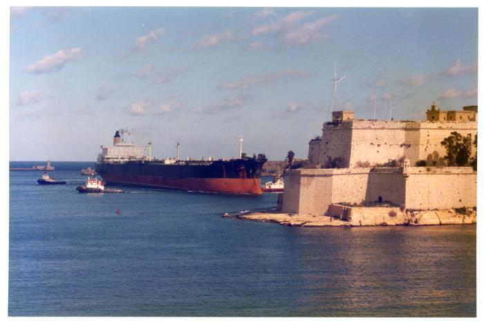 Malta Drydocks photo during the Conversion of m/t "Northia" to FPSO "IKDAM"