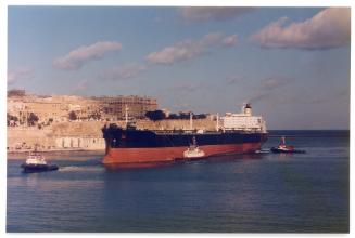 Malta Drydocks photo during the Conversion of m/t "Northia" to FPSO "IKDAM"