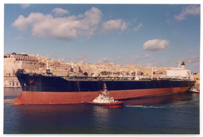 Malta Drydocks photo during the Conversion of m/t "Northia" to FPSO "IKDAM"