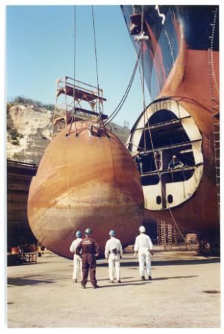 Malta Drydocks photo during the Conversion of m/t "Northia" to FPSO "IKDAM"
