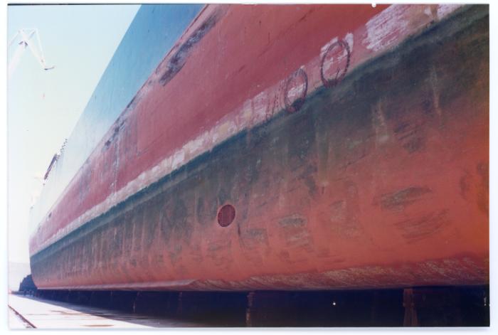 Malta Drydocks photo during the Conversion of m/t "Northia" to FPSO "IKDAM"