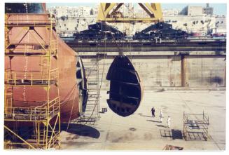Malta Drydocks photo during the Conversion of m/t "Northia" to FPSO "IKDAM"