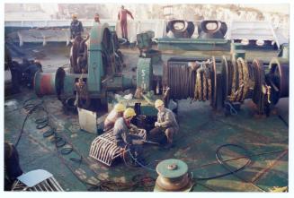 Malta Drydocks photo during the Conversion of m/t "Northia" to FPSO "IKDAM"