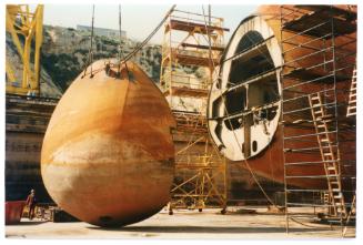 Malta Drydocks photo during the Conversion of m/t "Northia" to FPSO "IKDAM"