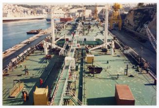 Malta Drydocks photo during the Conversion of m/t "Northia" to FPSO "IKDAM"