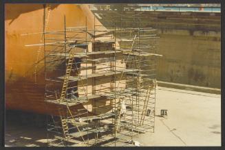 Malta Drydocks photo during the Conversion of m/t "Northia" to FPSO "IKDAM"