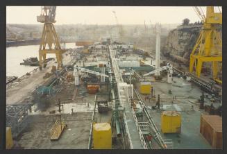 Malta Drydocks photo during the Conversion of m/t "Northia" to FPSO "IKDAM"