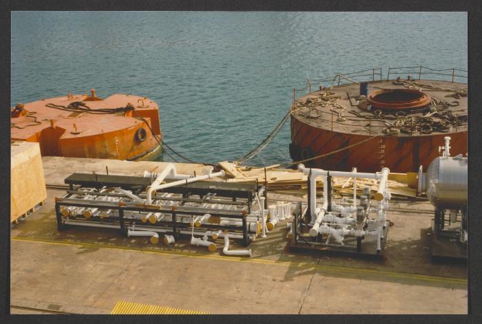 Malta Drydocks photo during the Conversion of m/t "Northia" to FPSO "IKDAM"