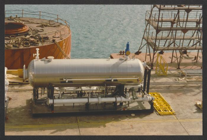 Malta Drydocks photo during the Conversion of m/t "Northia" to FPSO "IKDAM"