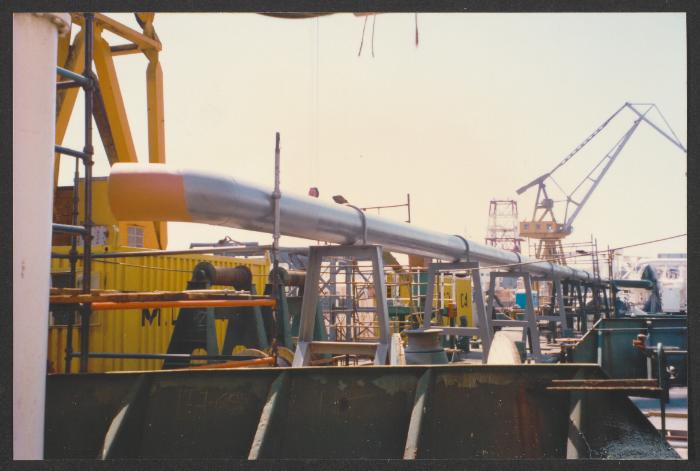 Malta Drydocks photo during the Conversion of m/t "Northia" to FPSO "IKDAM"