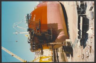 Malta Drydocks photo during the Conversion of m/t "Northia" to FPSO "IKDAM"